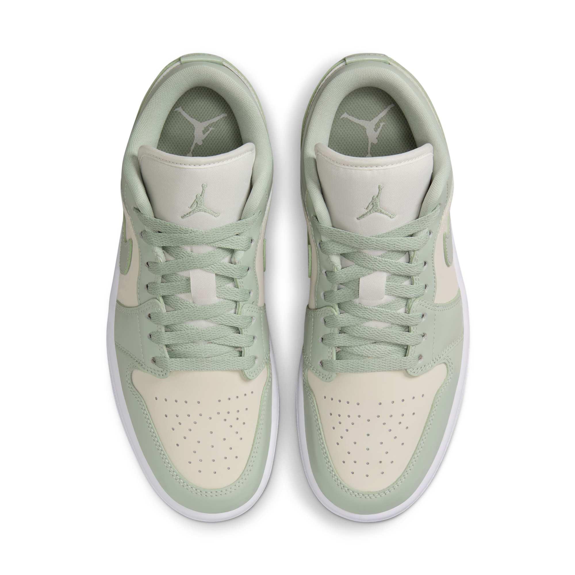 Jordan Womens Jordan AJ 1 Low - Womens Basketball Shoes Sail/Seafoam Product Image