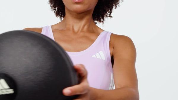 Train Essentials 3-Stripes Crop Tank Top Product Image