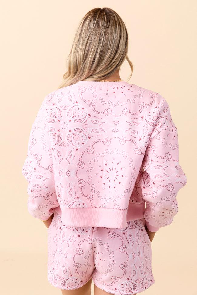 Lilah Pink Paisley Lounge Set Product Image