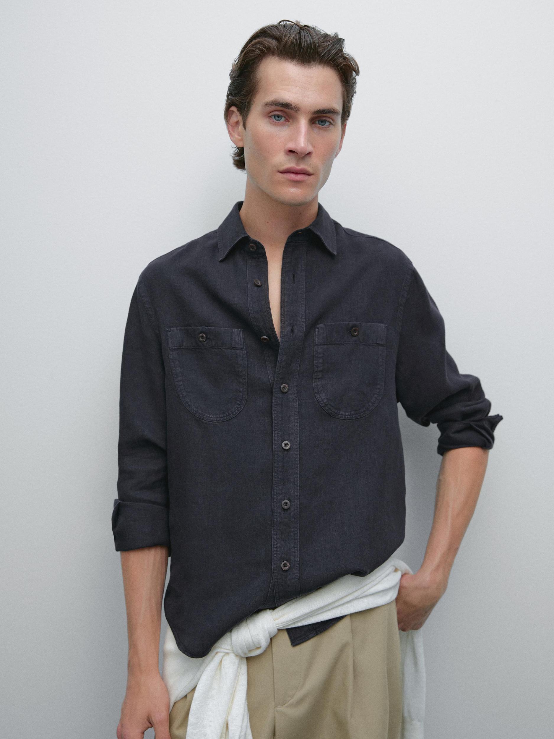 Relaxed-fit overshirt Product Image