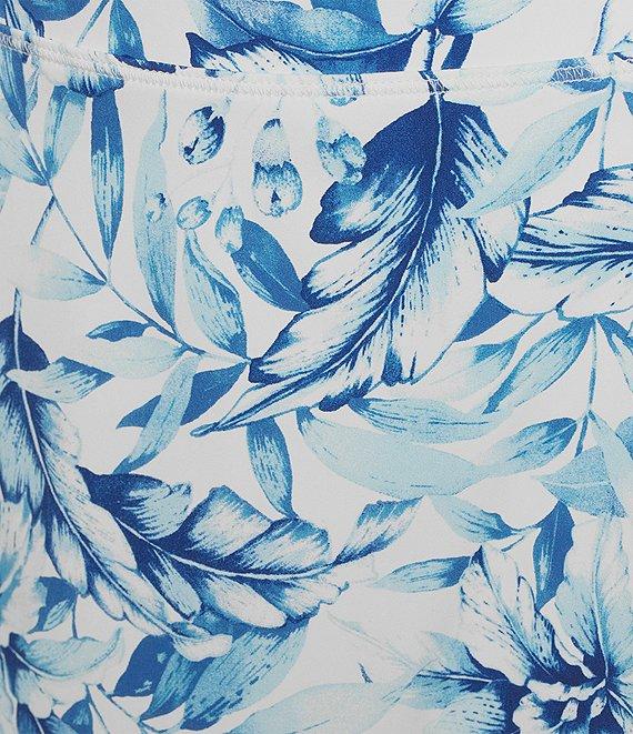 Tommy Bahama Abby Interlock Flora Fresco Peached Jersey Skort Product Image