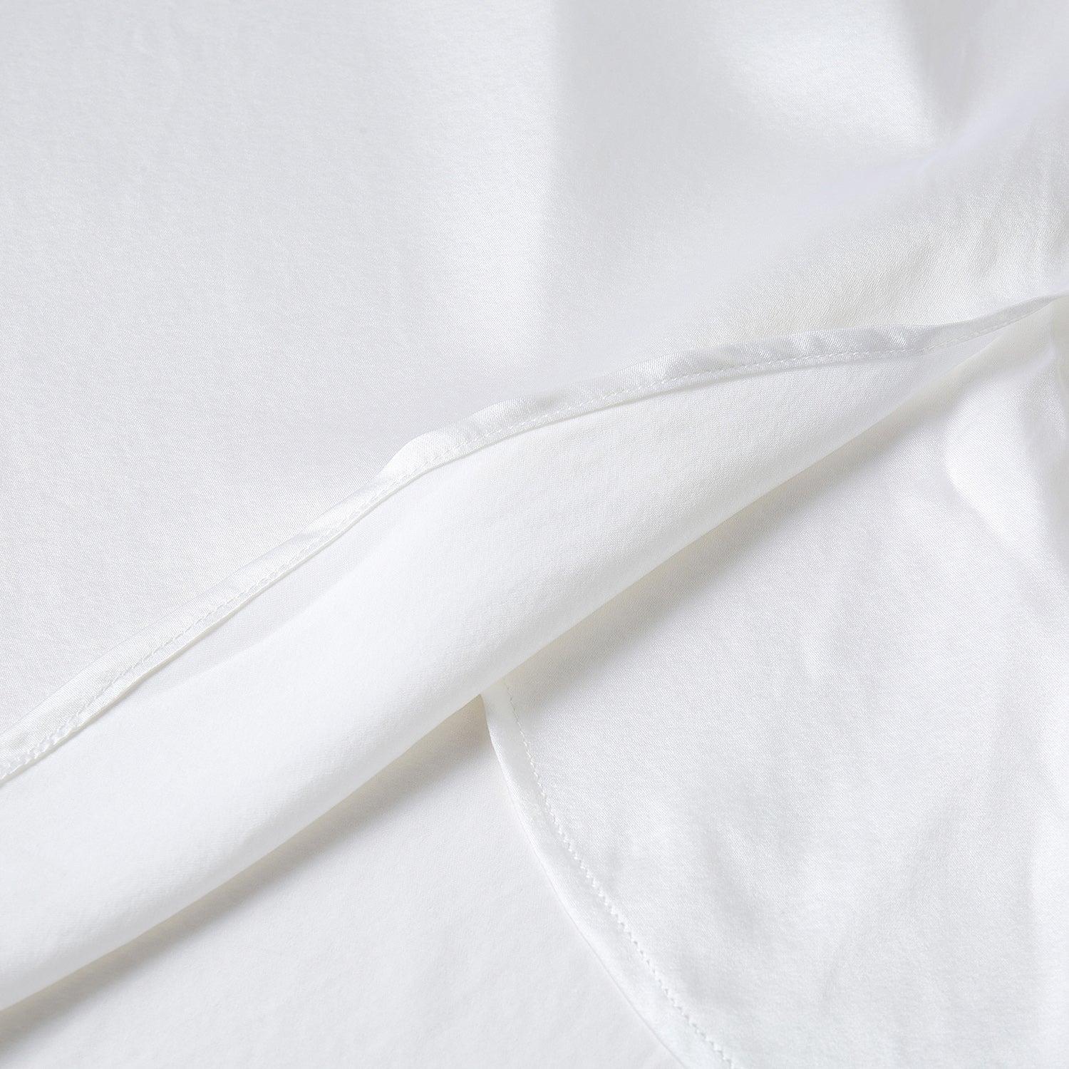 Pearl White Pure Mulberry Silk Petal Camisole Top | Mid-Waist Shorts | Silk Charmeuse Lingerie | Bridesmaid Gift Pj Set | Soar Collection Product Image