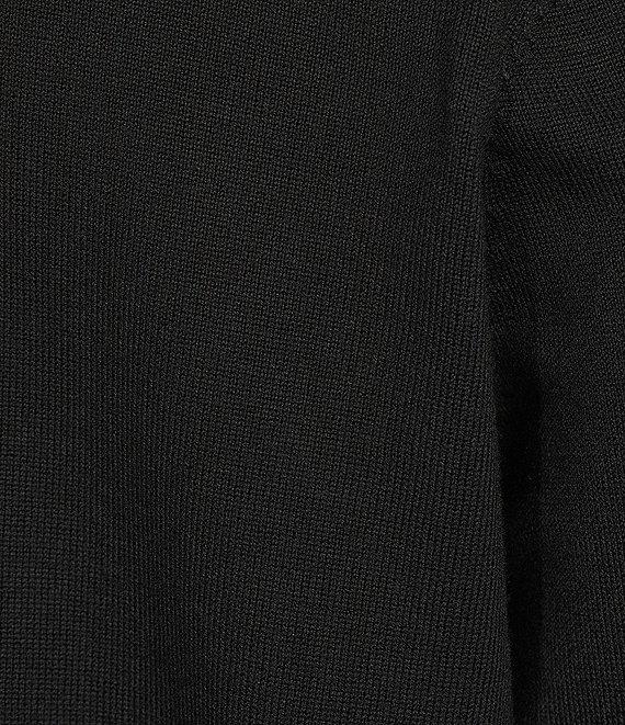 Leo & Nicole Plus Size 3/4 Sleeve Open-Front Sweater Cardigan Product Image