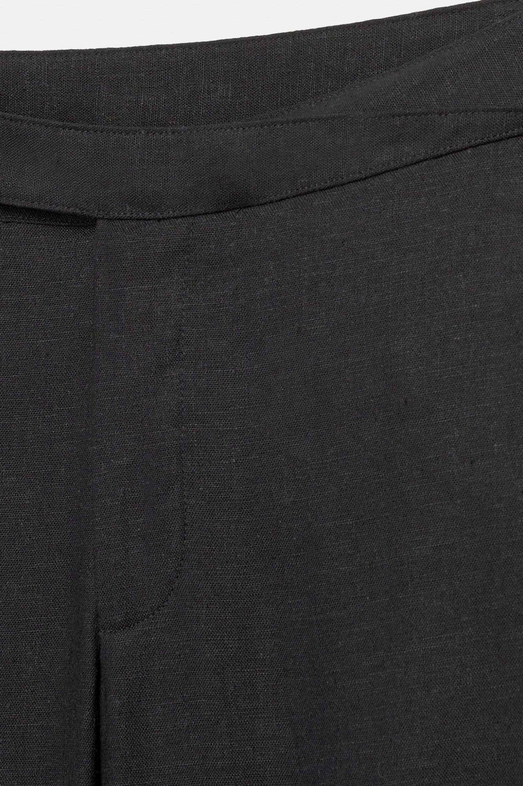 Straight linen-blend pants Product Image