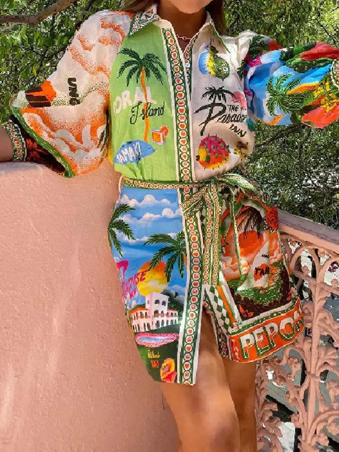 Summer Shirt Dress Product Image