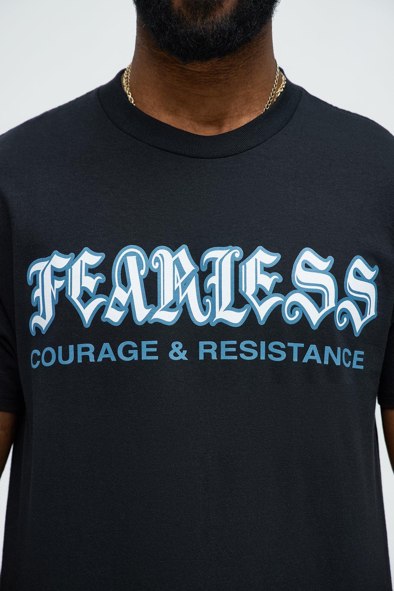 Courage And Resistance Short Sleeve Tee - Black Product Image