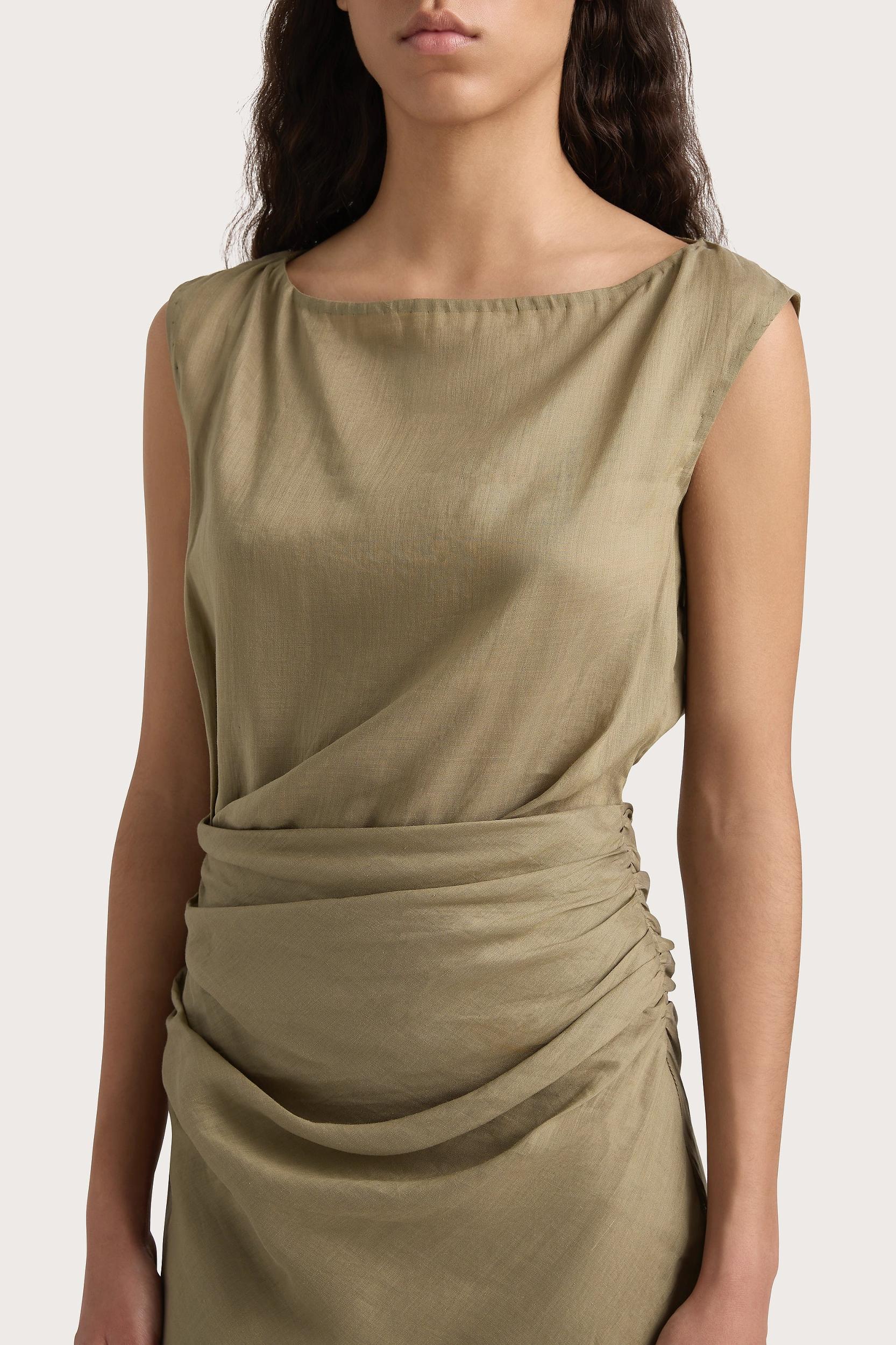 Adelia Maxi Dress Khaki - Final Sale Product Image