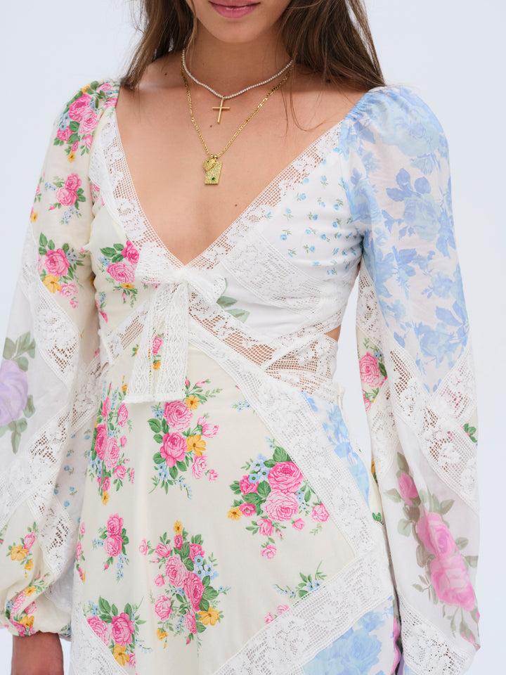 Violette Maxi Dress — Multi Product Image