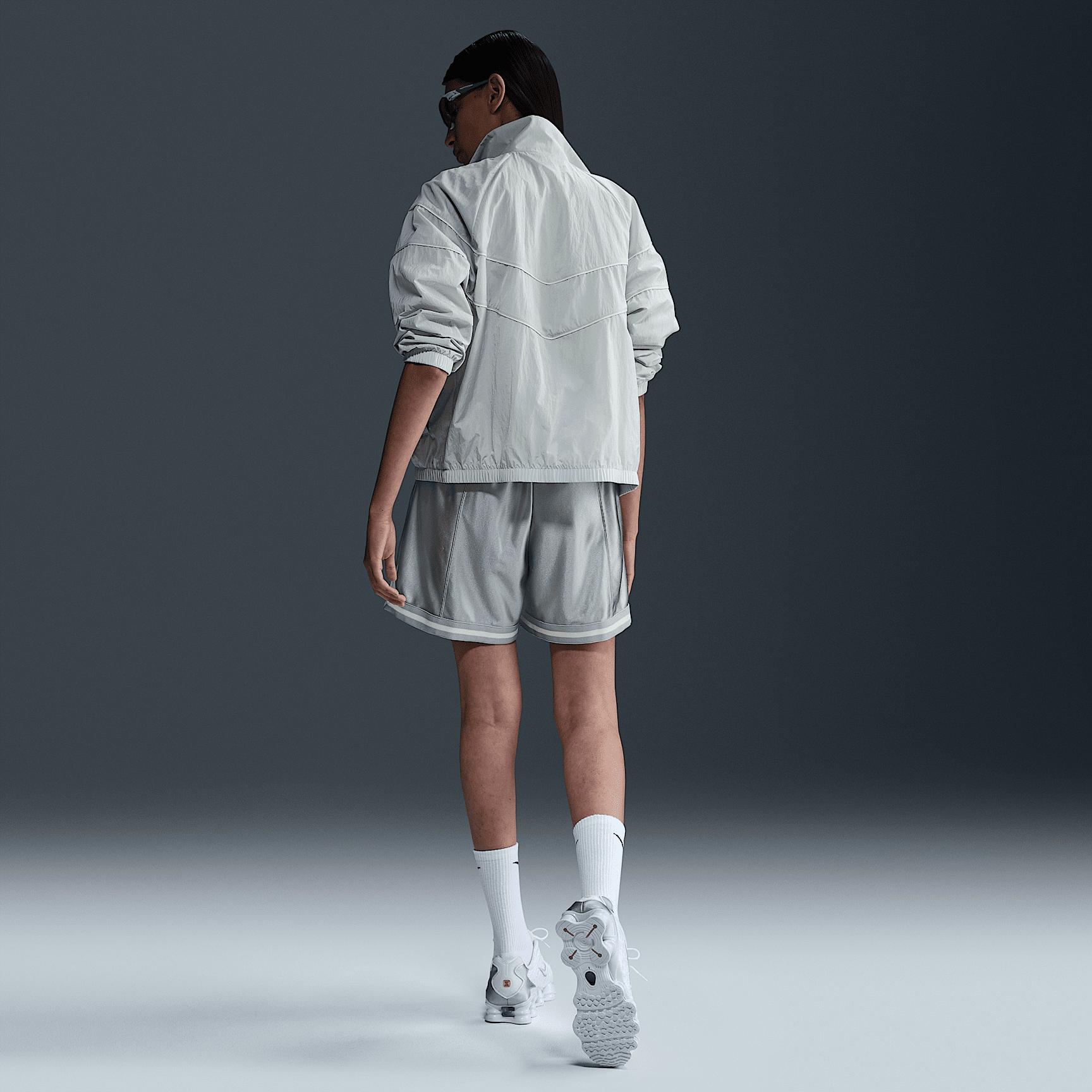 Womens Nike Sportswear Loose Mid-Rise Graphic Shorts | HJ0163-133 Product Image