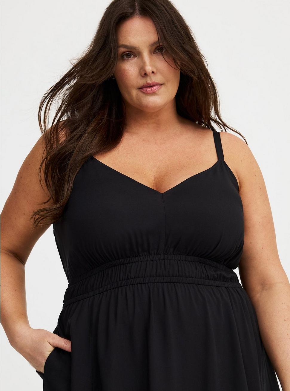 Midi V-Neck Dress Product Image