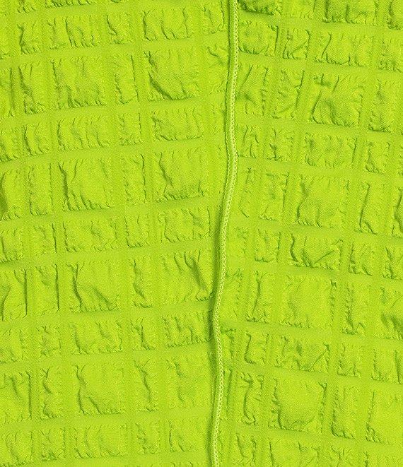 IC Collection Pucker Shawl Collar Open Front Bracelet Sleeve Jacket Product Image