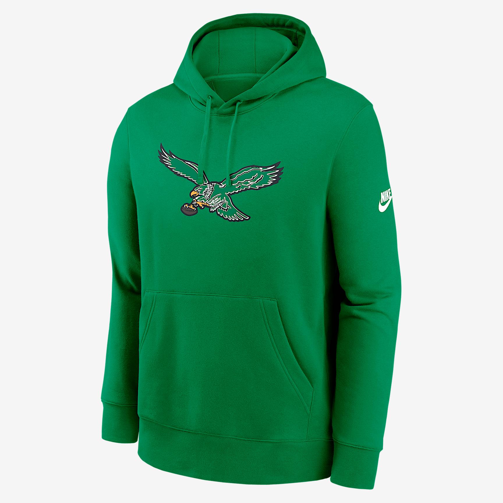 Philadelphia Eagles Club Logo Men's Nike NFL Pullover Hoodie Product Image
