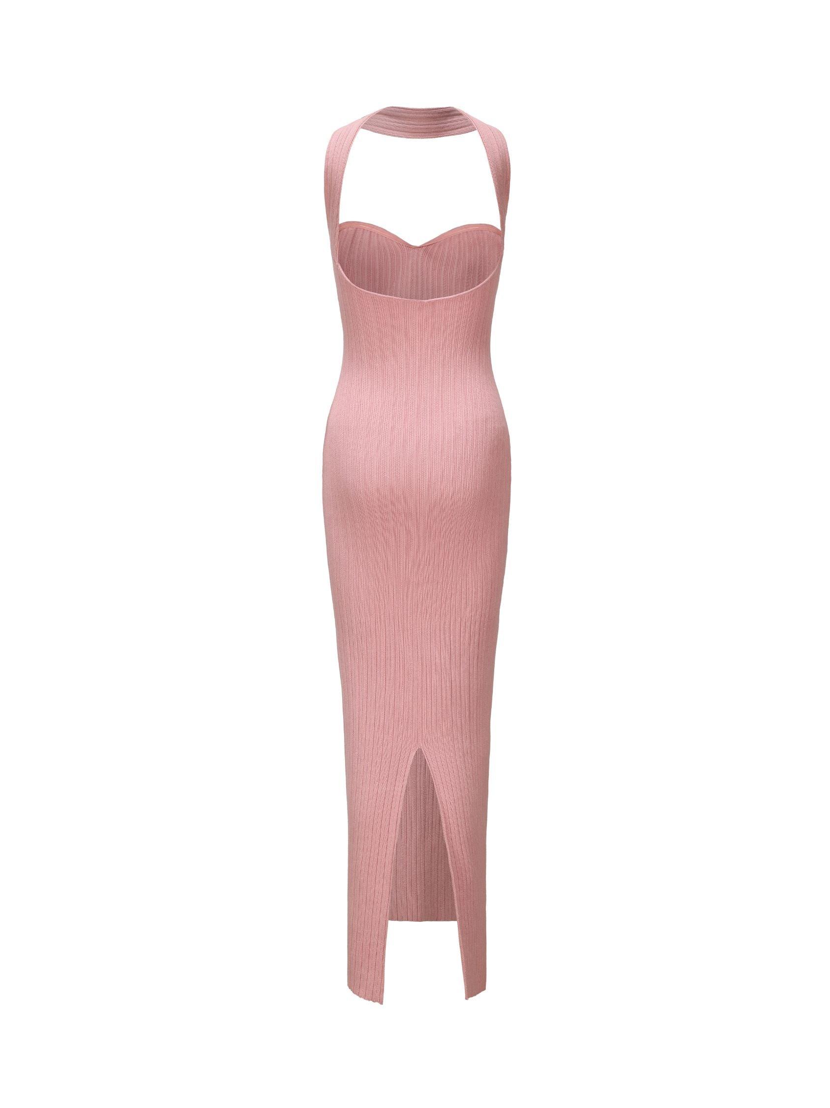 Estelle Knit Dress (Pink) (Final Sale) Product Image