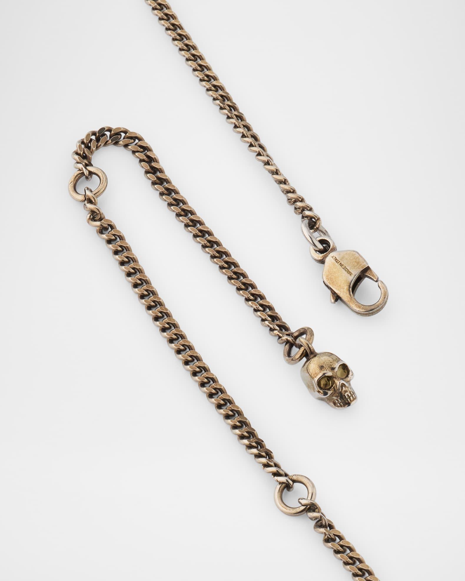 Men's Skull Plate Necklace Product Image