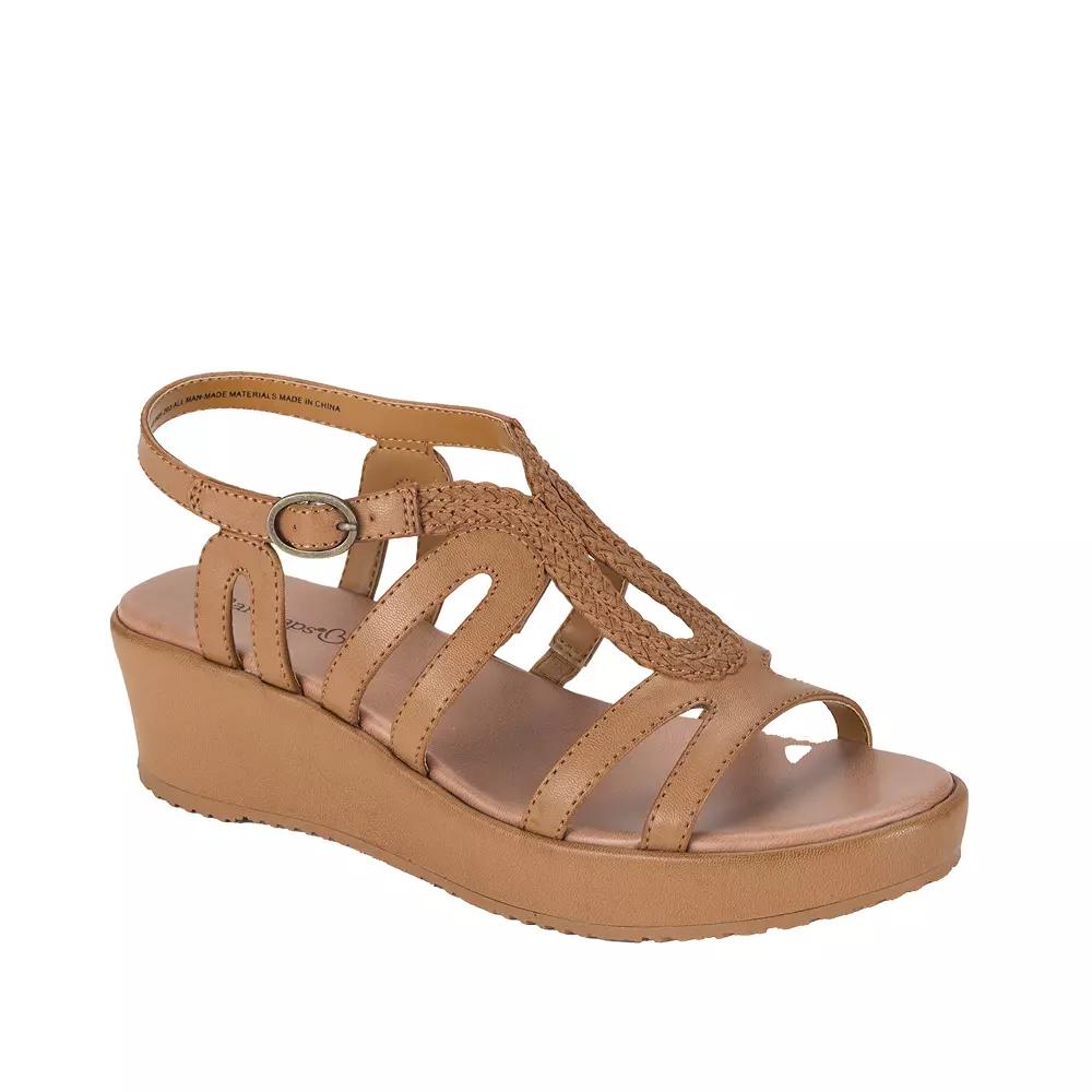 Baretraps Wilma Women's Wedge Sandals, Size: 11, Caramel Product Image