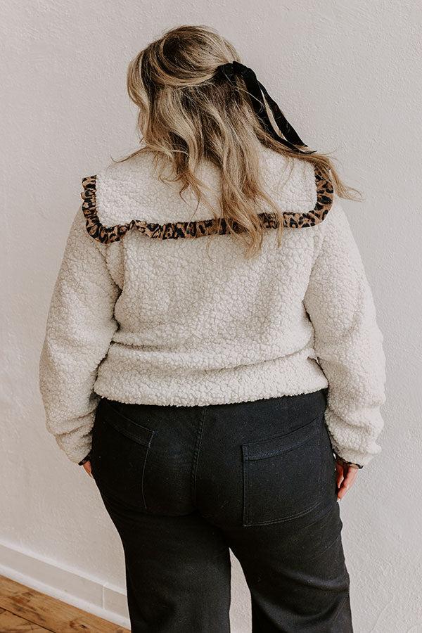 Uptown Cozy Sherpa Jacket Curves Product Image