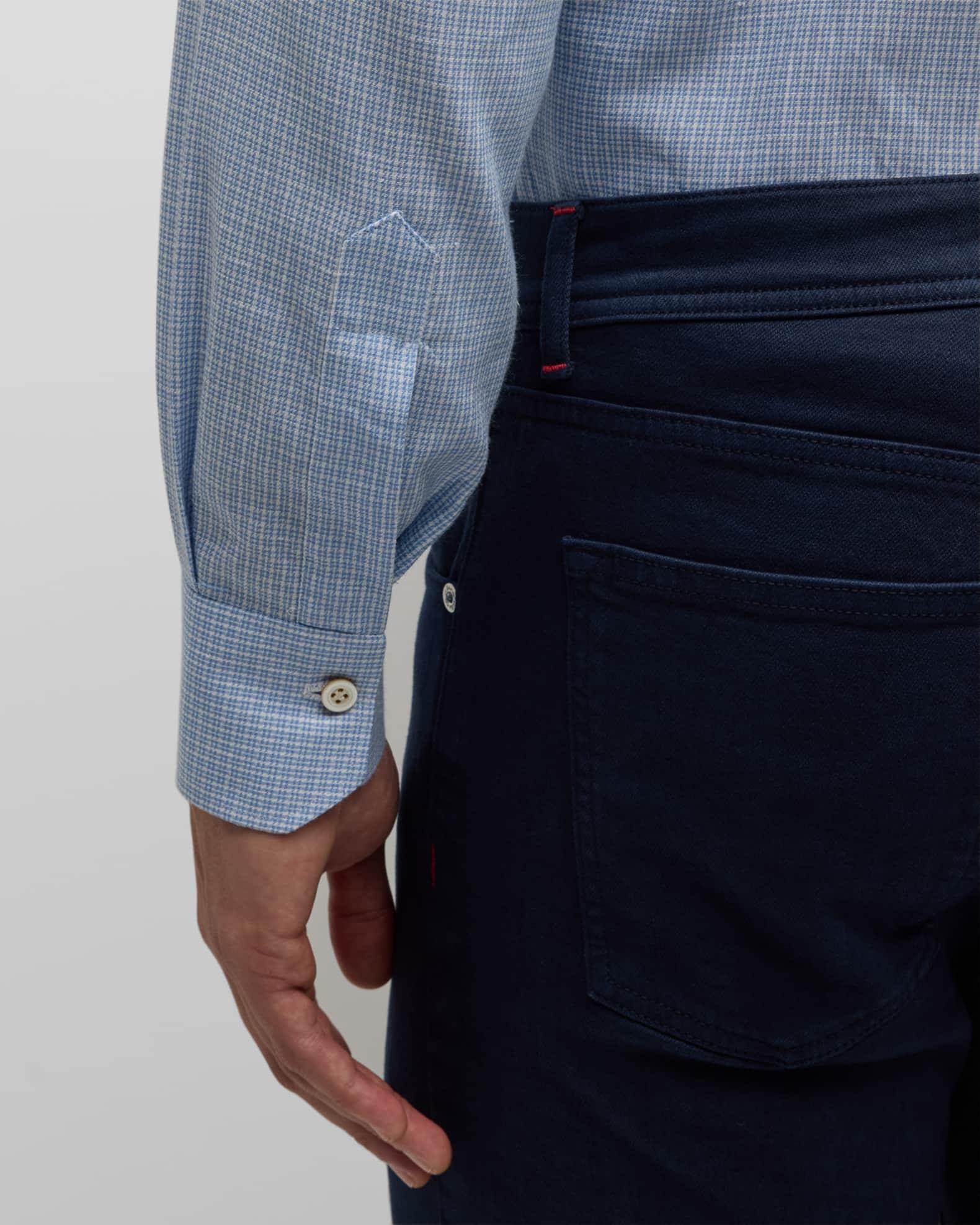 Men's Cotton Micro-Check Sport Shirt Product Image