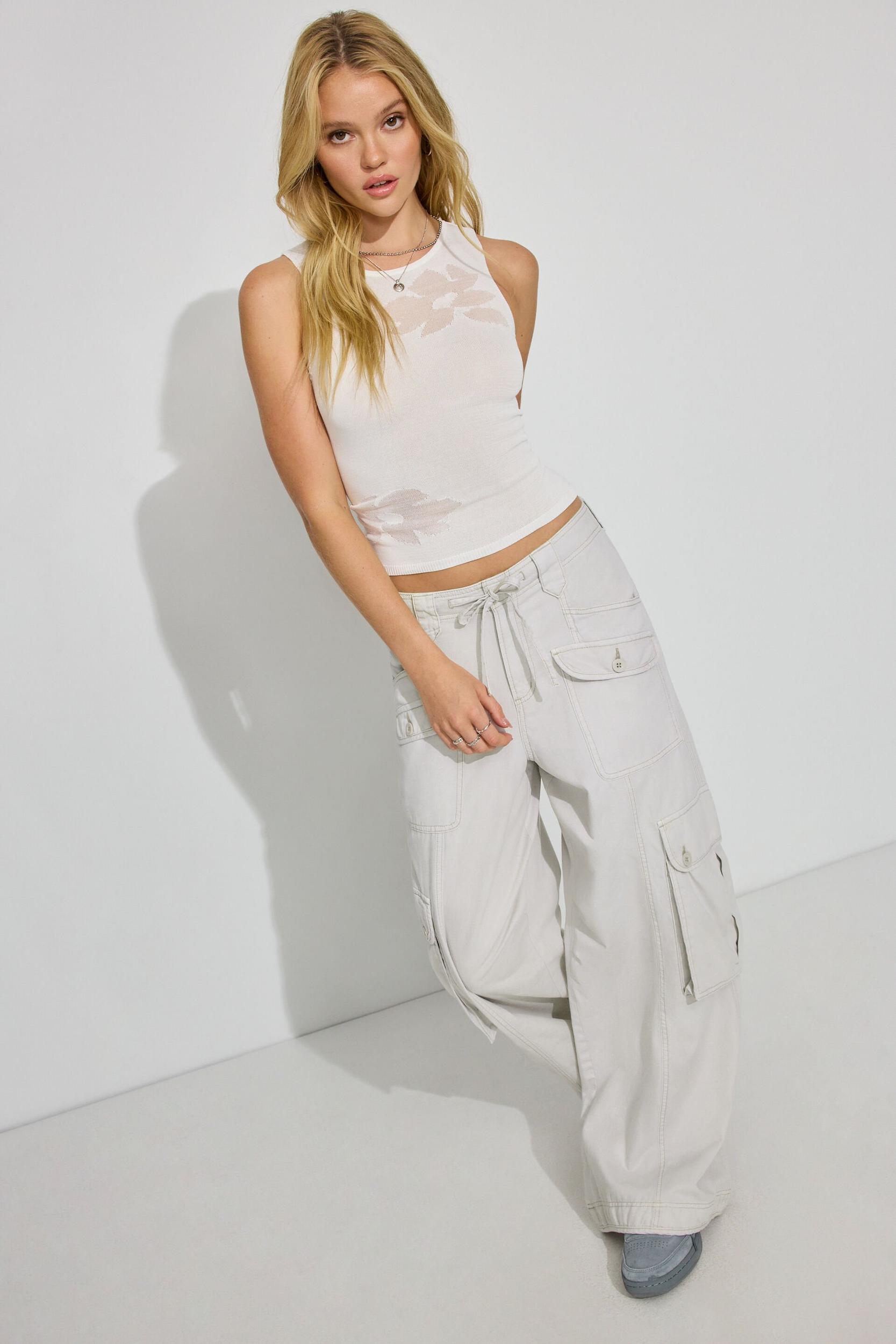 High Neck Cowl Top Product Image