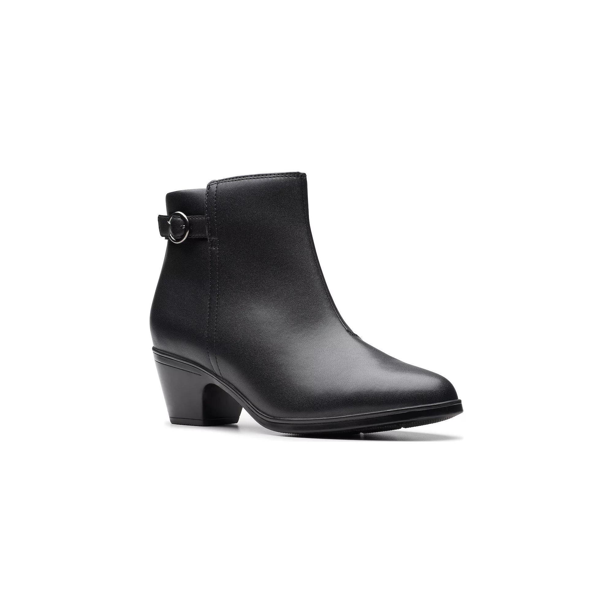 Clarks® Emily2 Belle Women's Leather Dress Ankle Boots,  Product Image