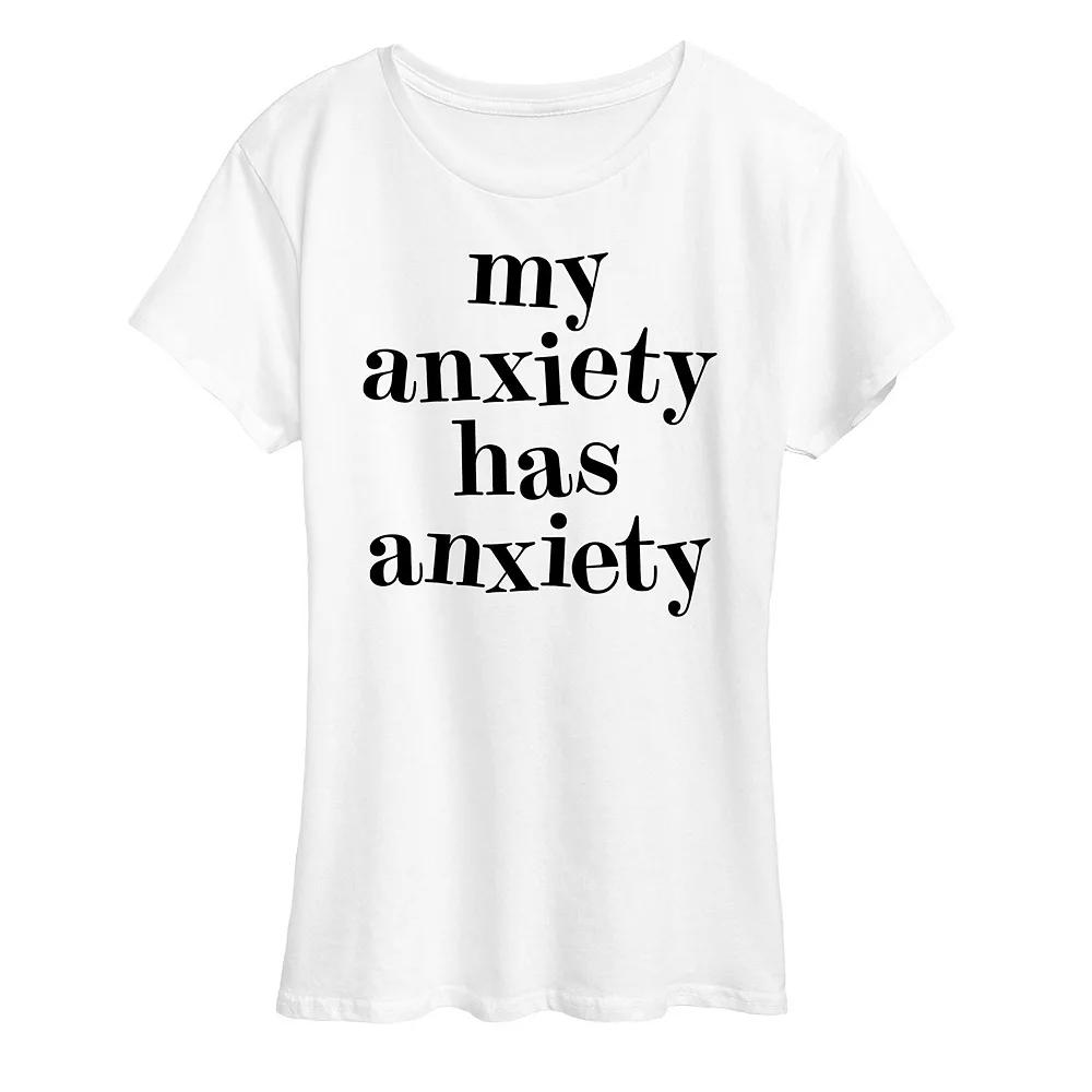 Women's My Anxiety Has Anxiety Graphic Tee,  Product Image