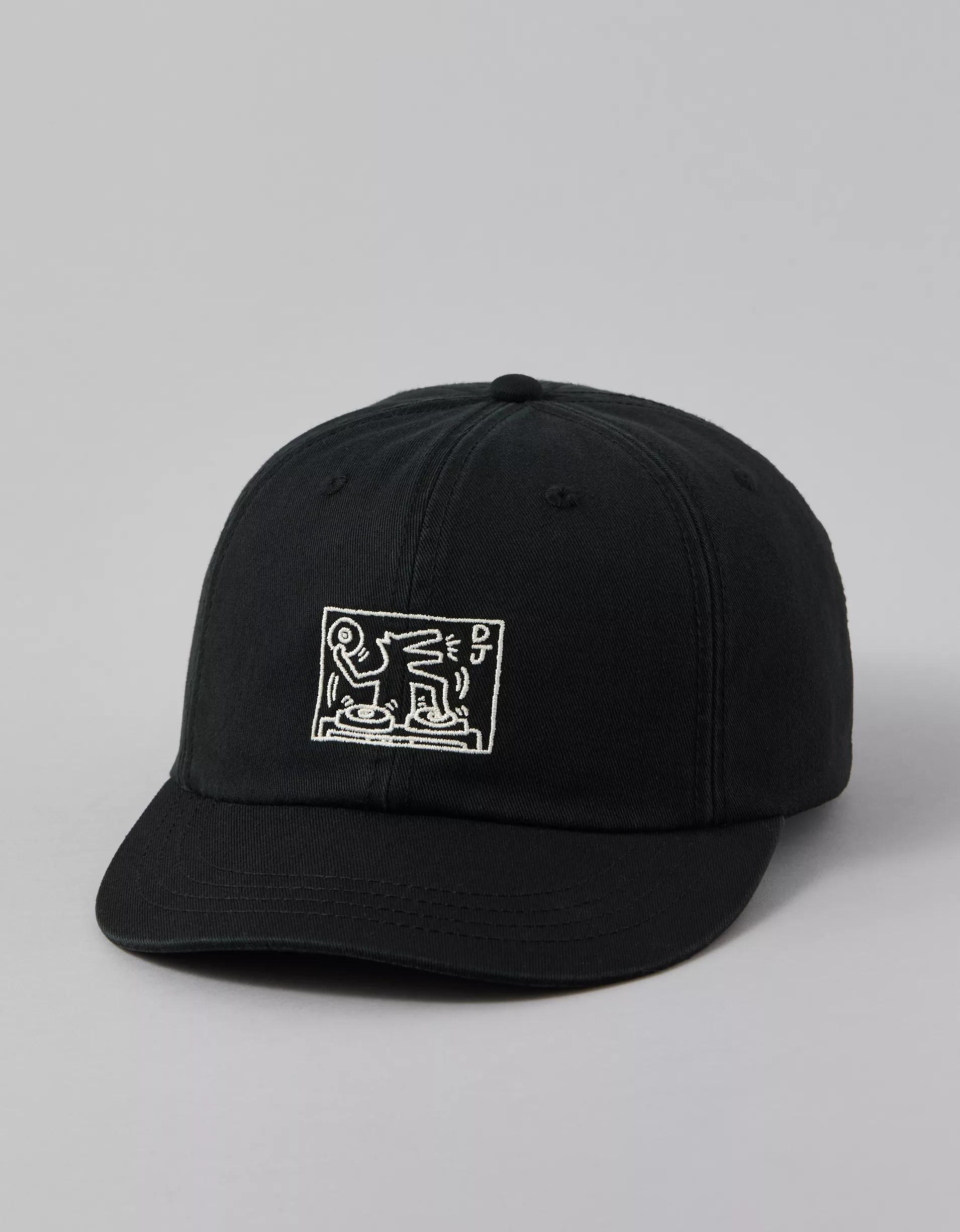AE Embroidered Keith Haring Dad Baseball Hat Product Image