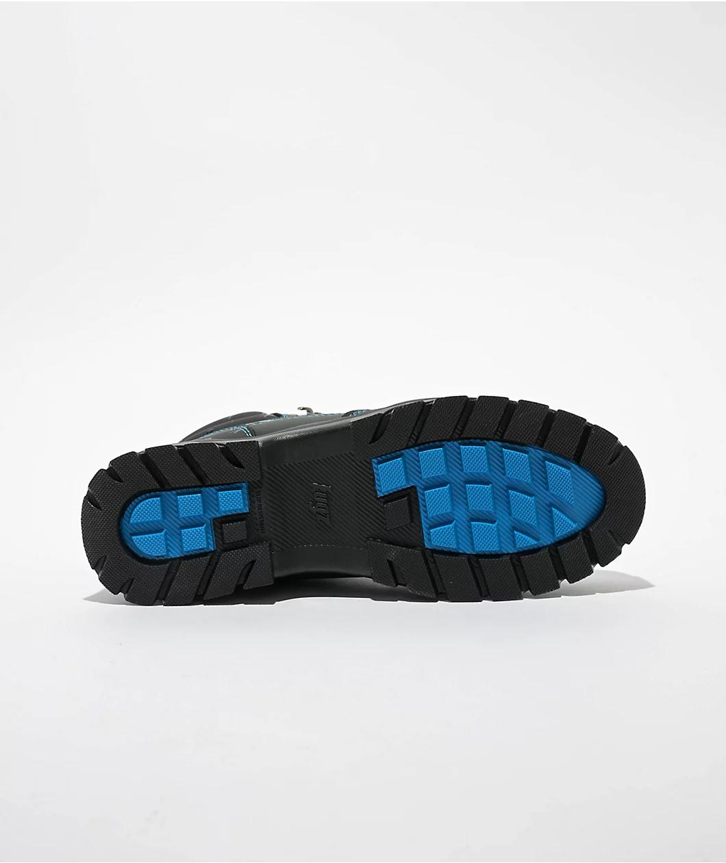 Lugz x Pyschworld Ridgeline Black & Blue Chukka Boots Product Image