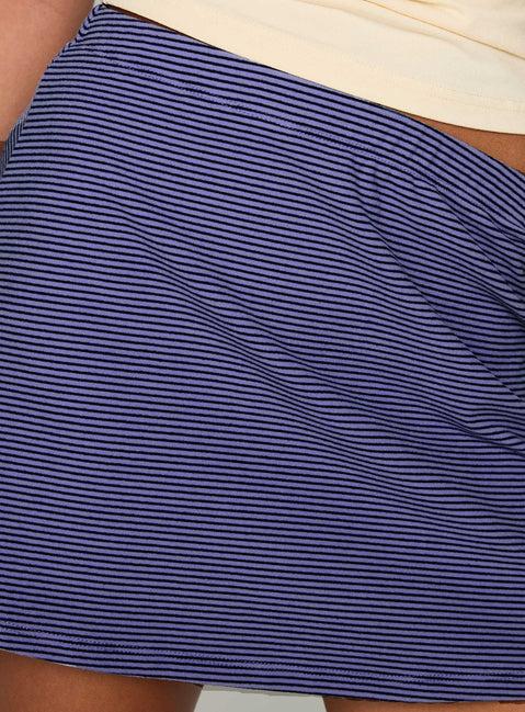 Upstate Mini Skirt Purple Product Image