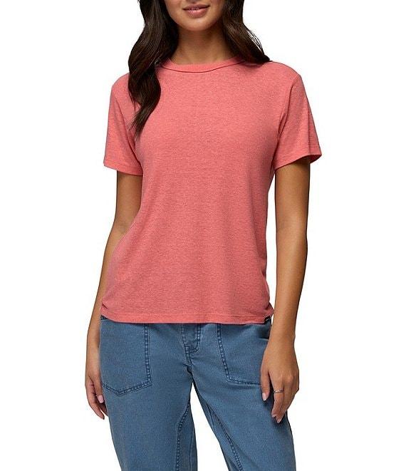 prAna Cozy Up Jersey Knit Crew Neck Short Sleeve Tee Product Image