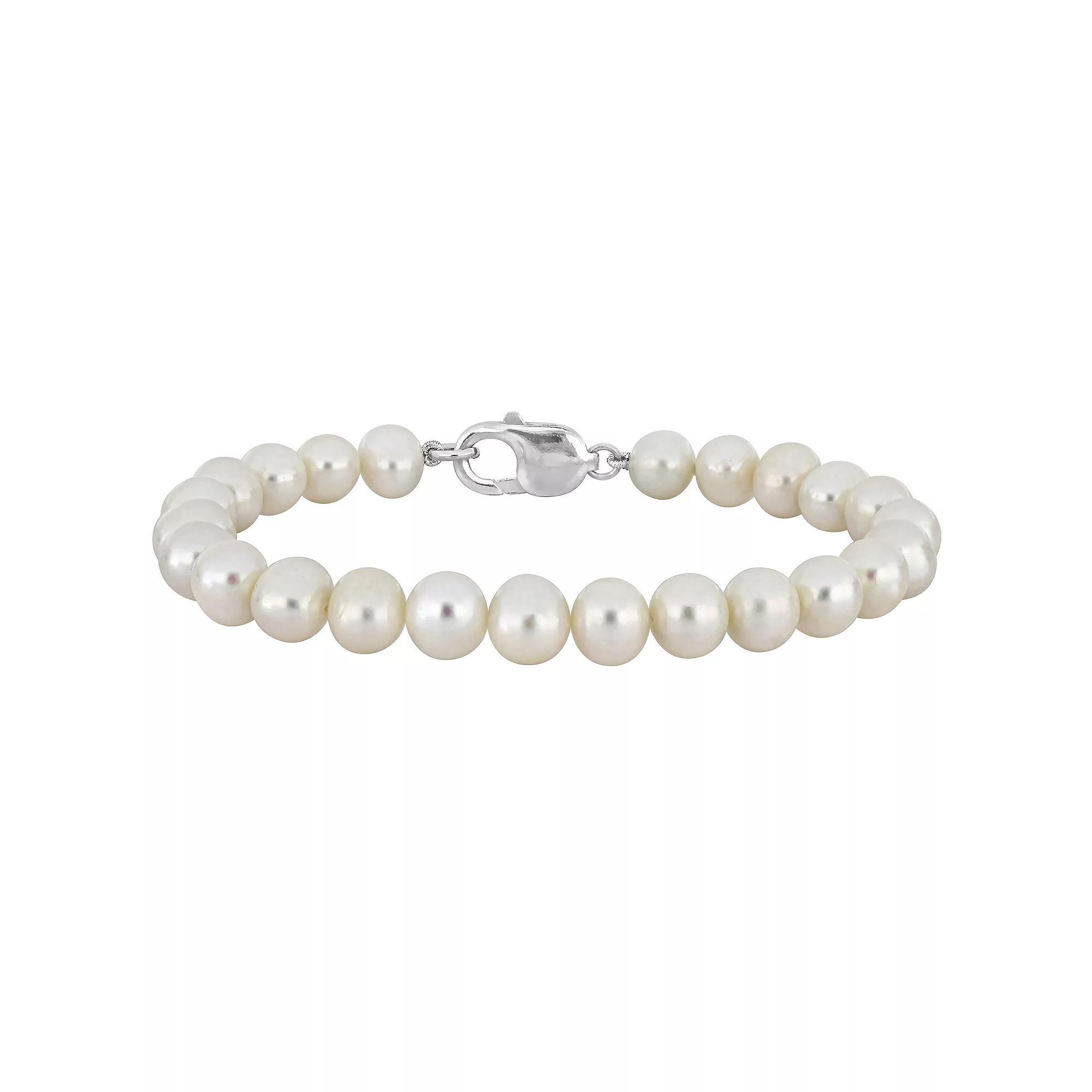 Stella Grace Men's Freshwater Cultured Pearl Strand Bracelet,  Product Image