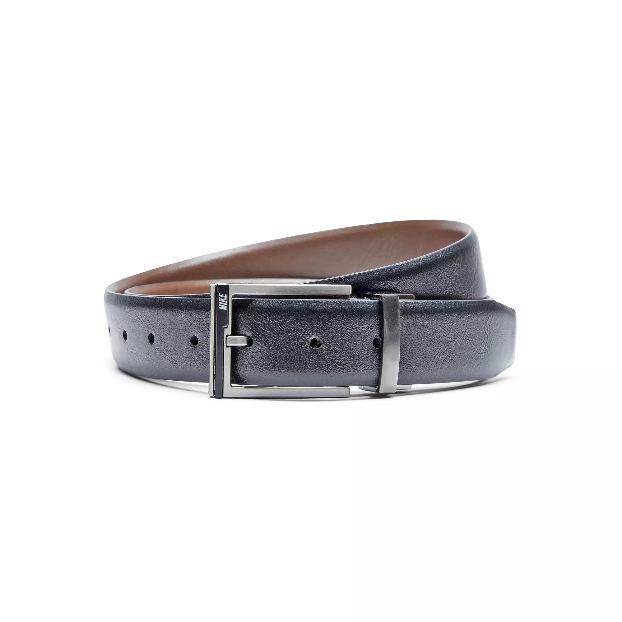 Men's Nike Stretch Reversible Belt, Size: Small, Black Brown Product Image