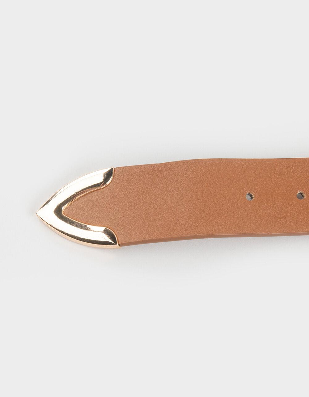 Core Basic Womens Belt - COGNAC Product Image