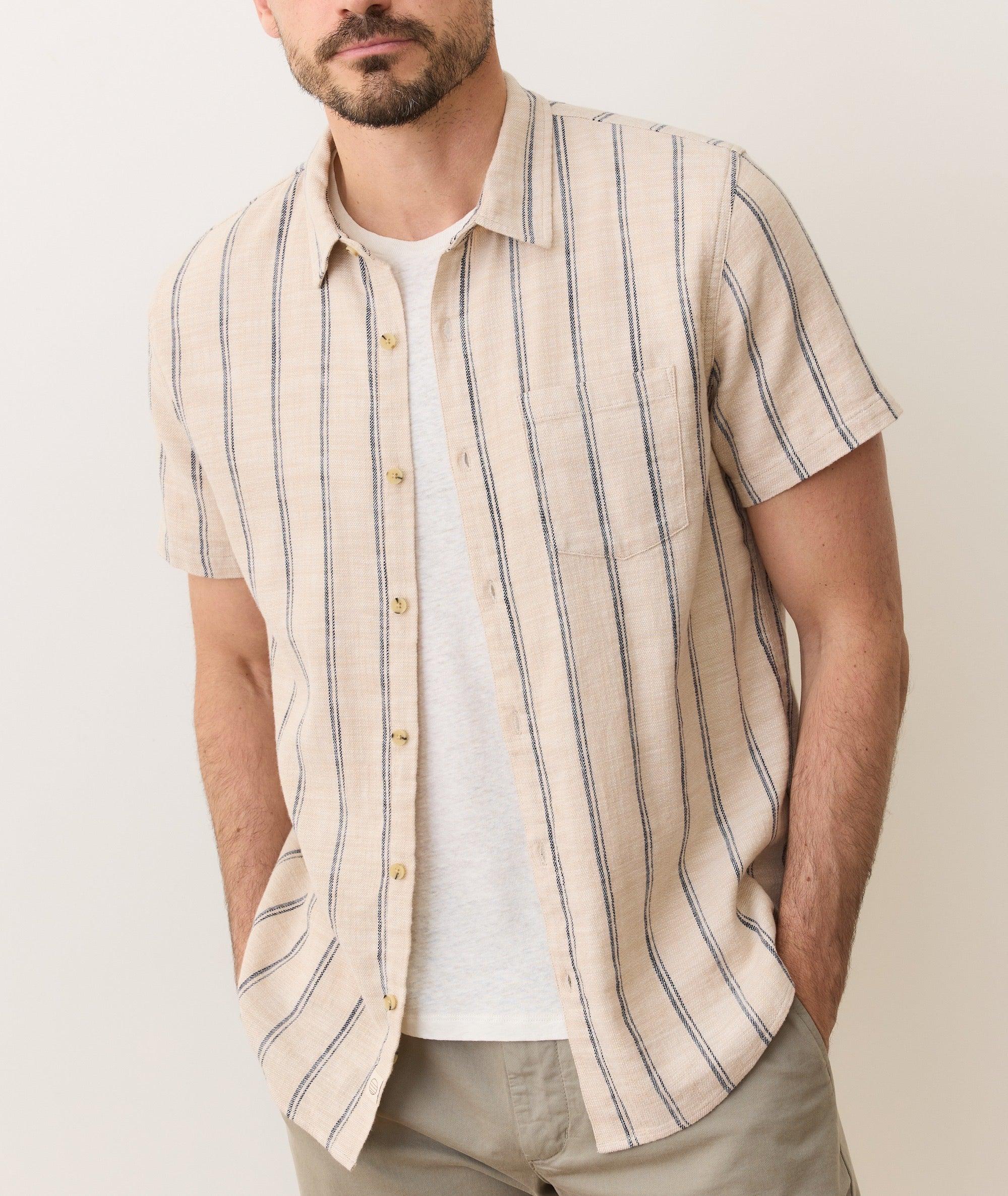 Stretch Selvage Short Sleeve Shirt Product Image