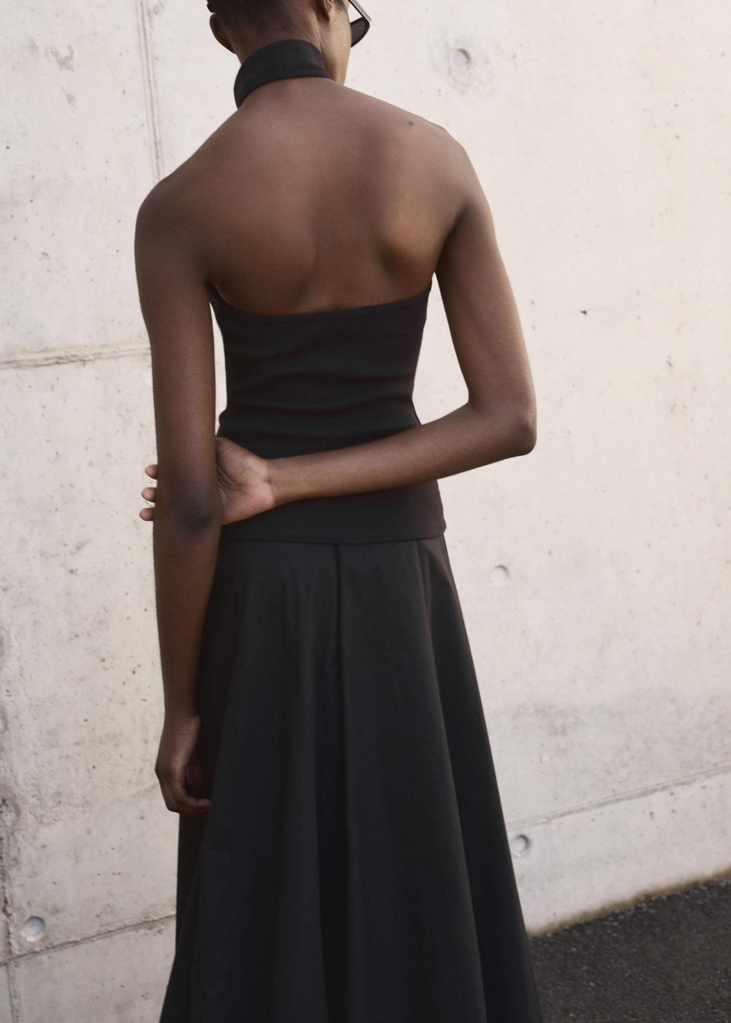 Knit halter top - Women | MANGO USA Product Image