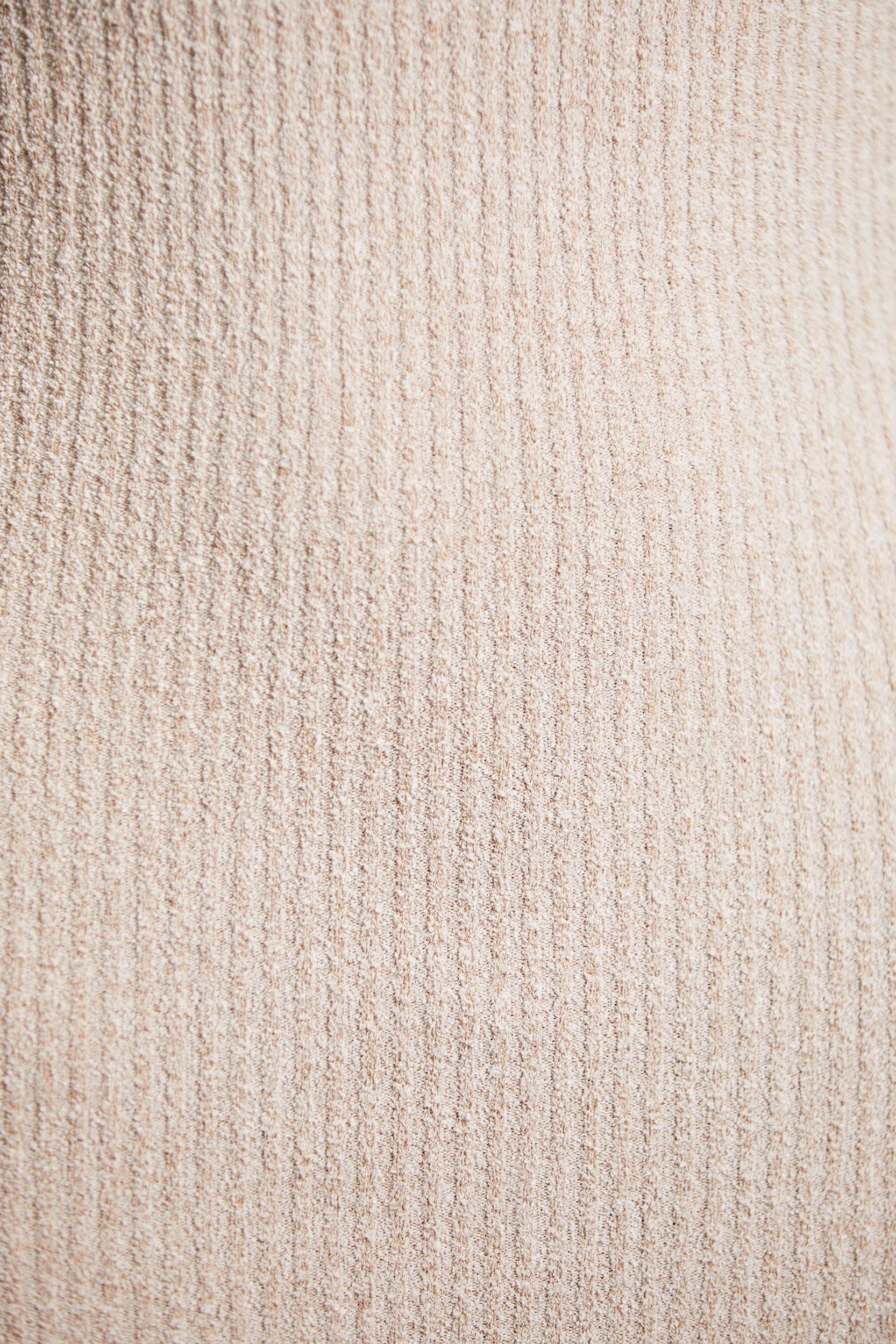 Overlap Bandeau Midi Dress in Praline Female Product Image