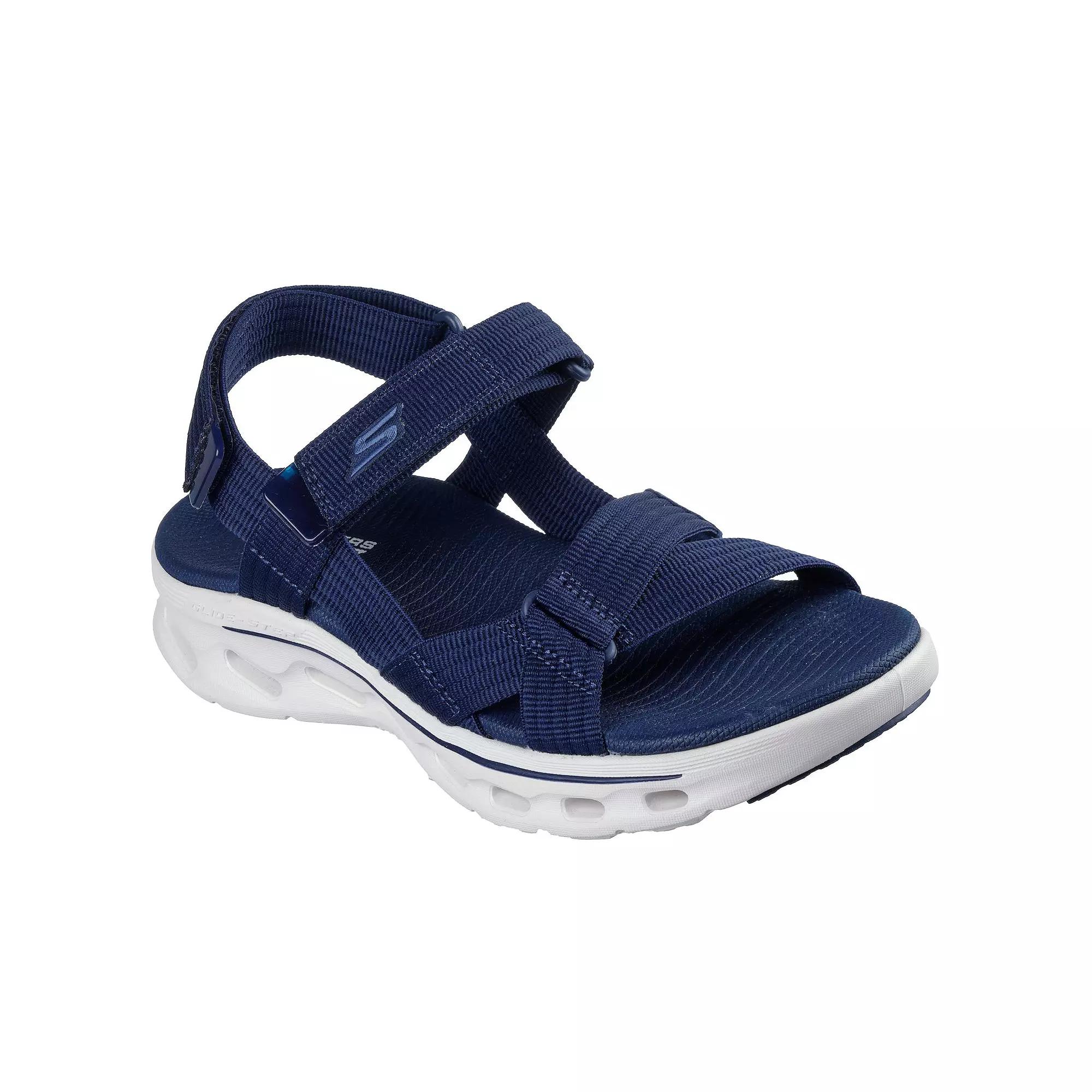 Skechers GO WALK Glide-Step 2.0 Camden Women's Sport Sandals, Size: 10, Blue Product Image