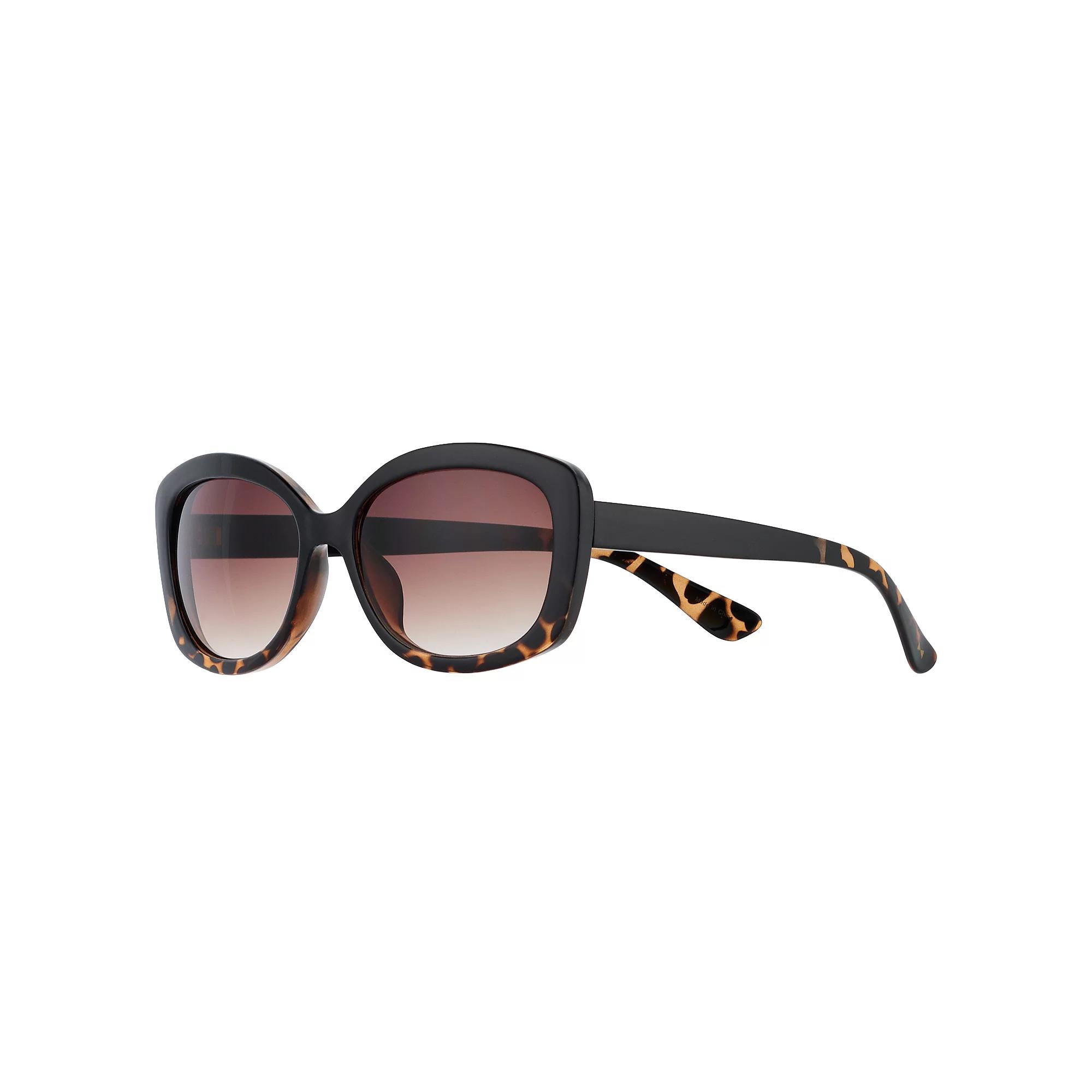 Women's LC Lauren Conrad 56mm Low Tide Gradient Rectangle Sunglasses,  Product Image