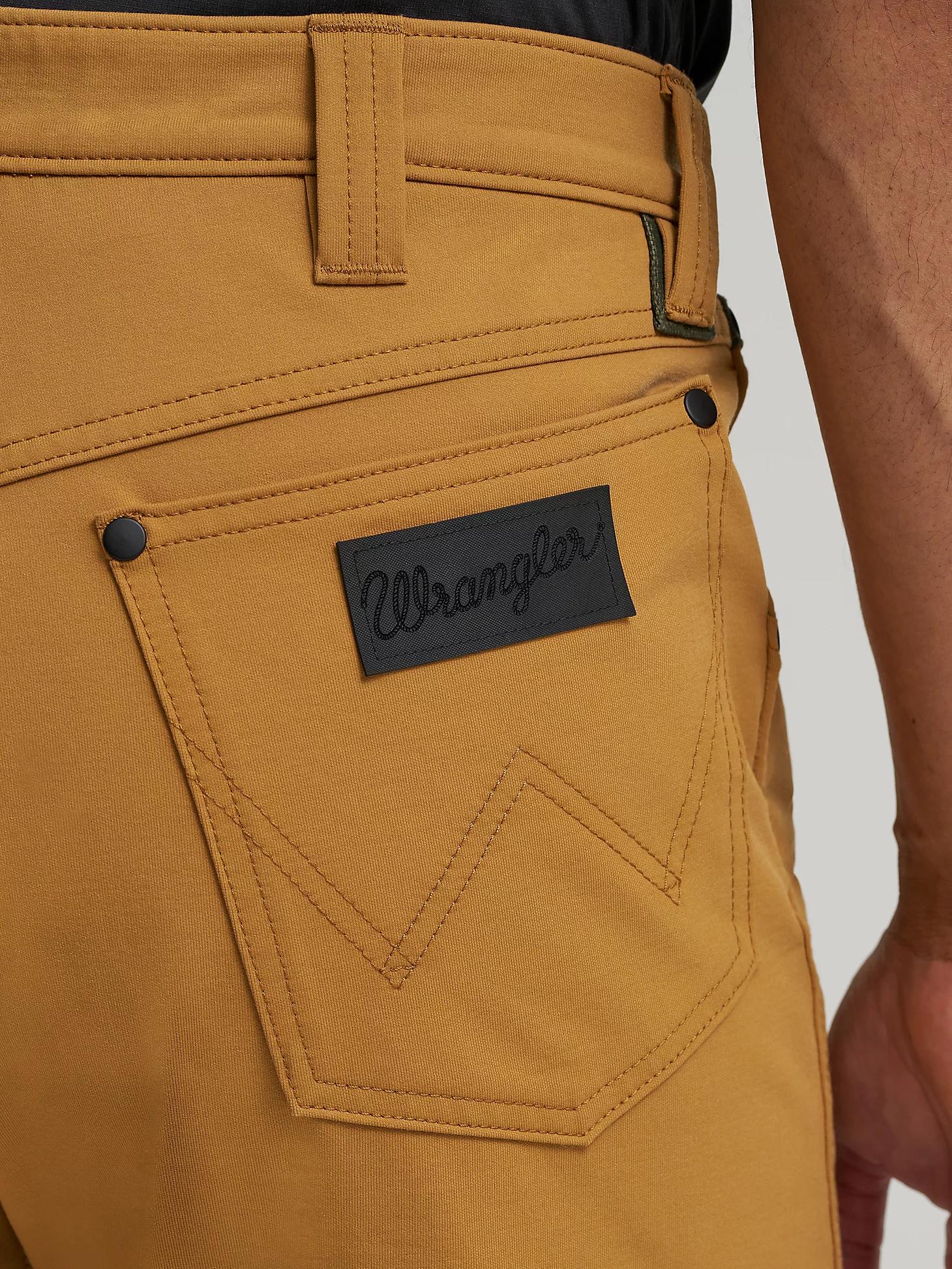 Wrangler All Terrain Gear Men's Techno Knit 5 Pocket Pant in Bistre Product Image