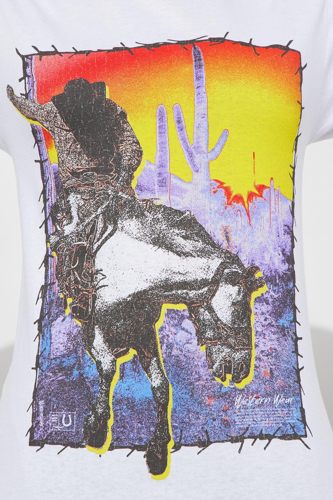 Sunset Desert Tee - White Female Product Image