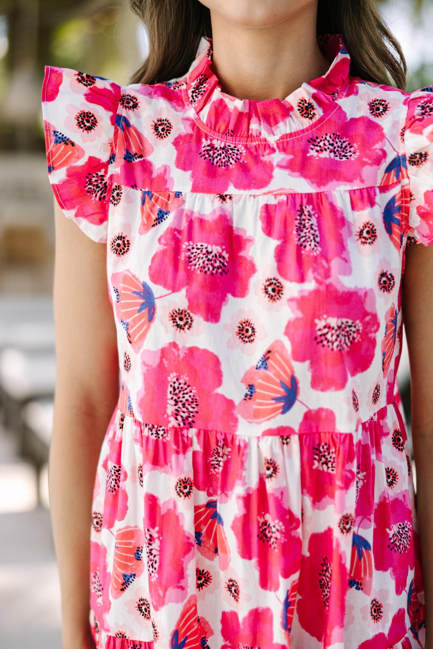 Good Opportunities Pink Floral Dress Female Product Image