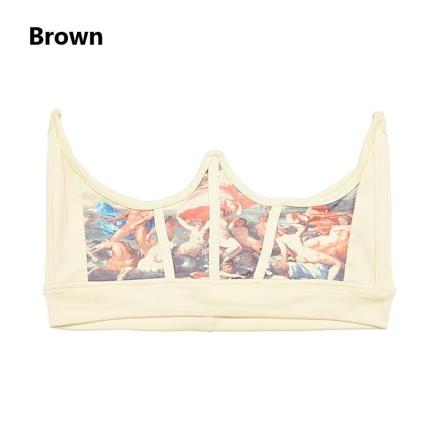 Print Mesh Corset Product Image