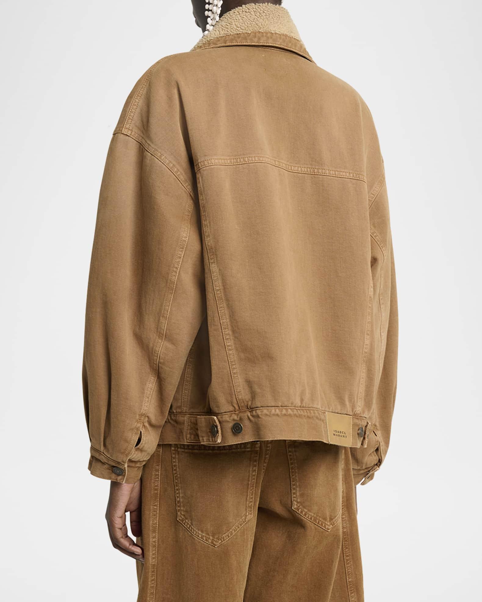 Pimia Faux-Fur Lined Denim Jacket Product Image