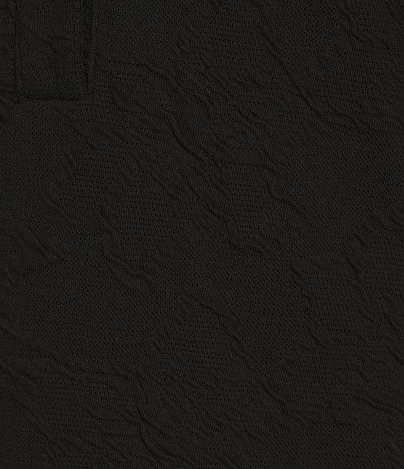 Lilly Pulitzer Elsey Pucker Jacquard Split V-Neck Elbow Sleeve Shift Dress Product Image