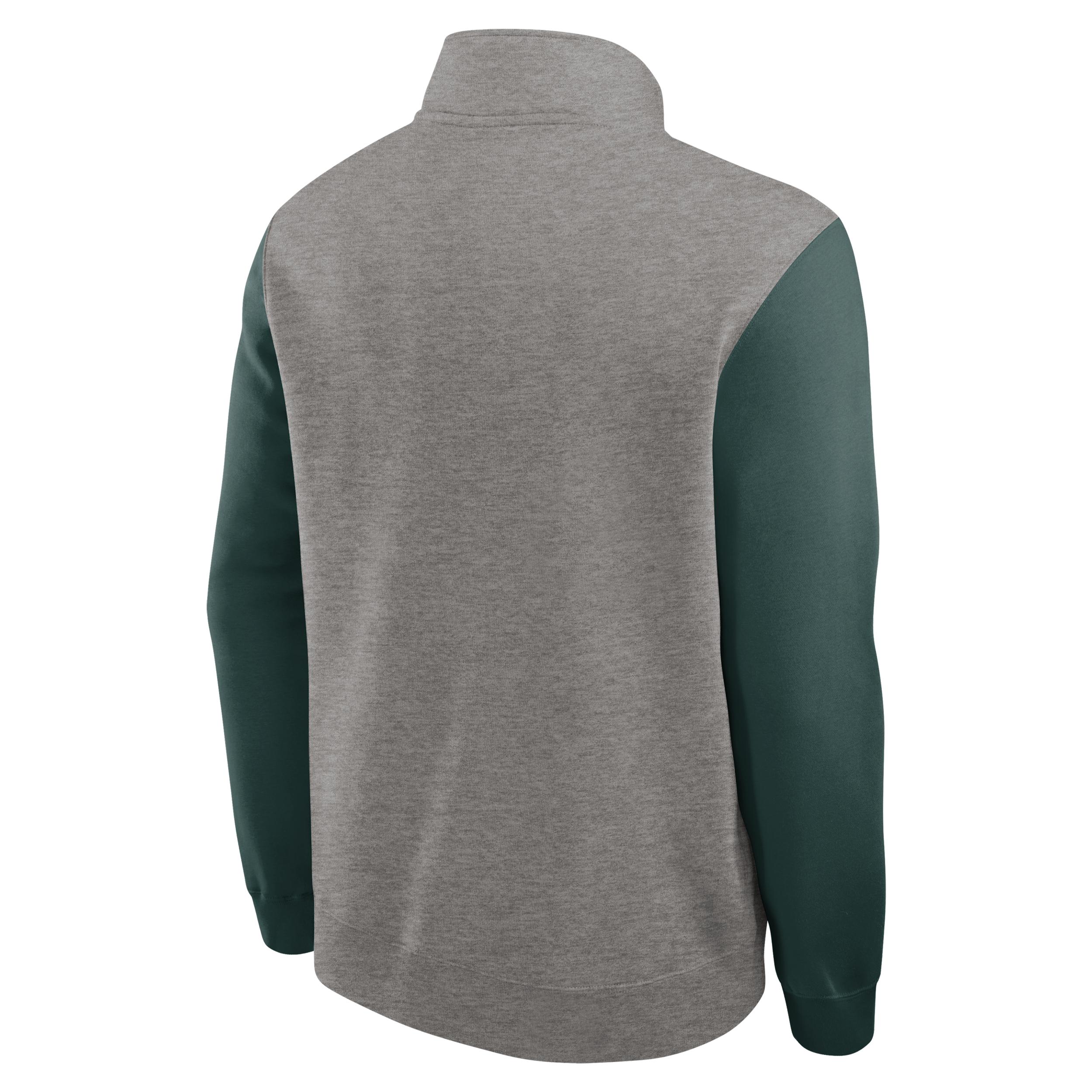 Michigan State Club Nike Mens College 1/2-Zip Crew | 02JW075NMST-7HV Product Image