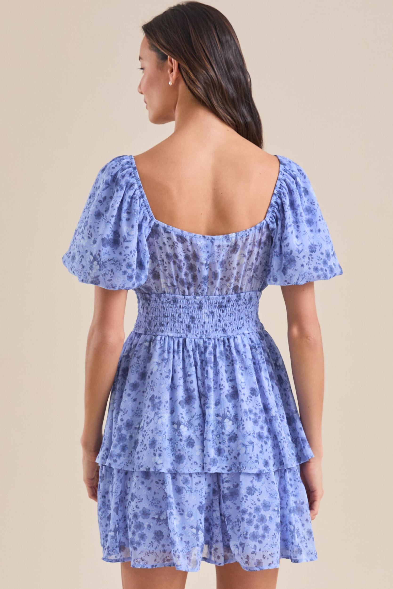 Wrenley Floral Mini Dress Product Image