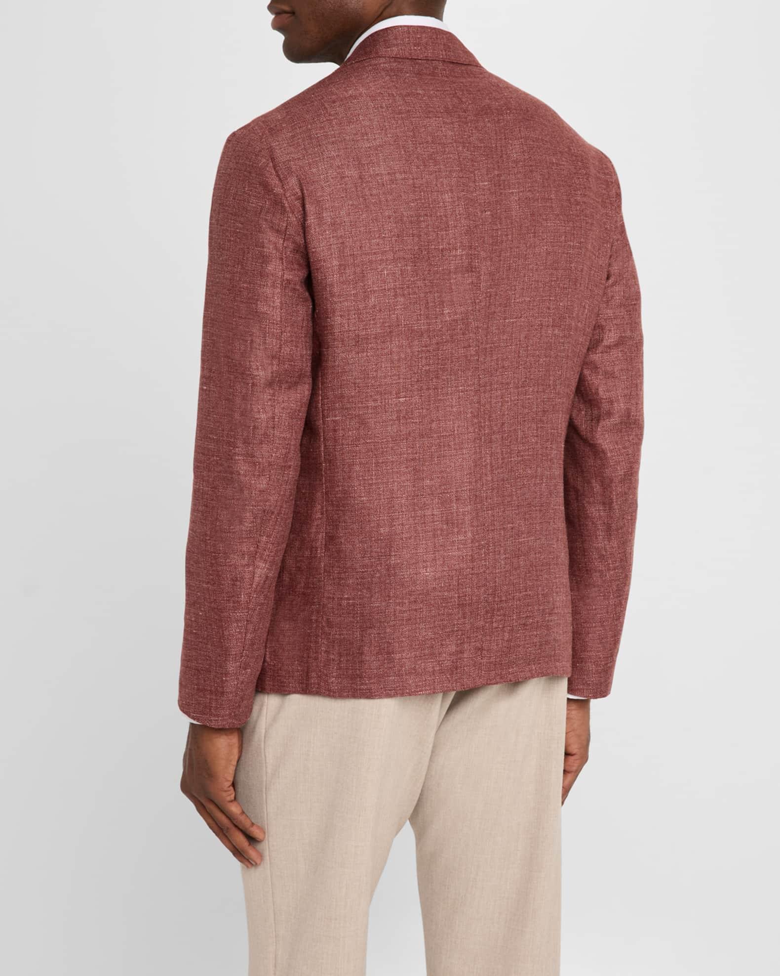 Men's Linen and Wool Soft Single-Breasted Sport Coat Product Image