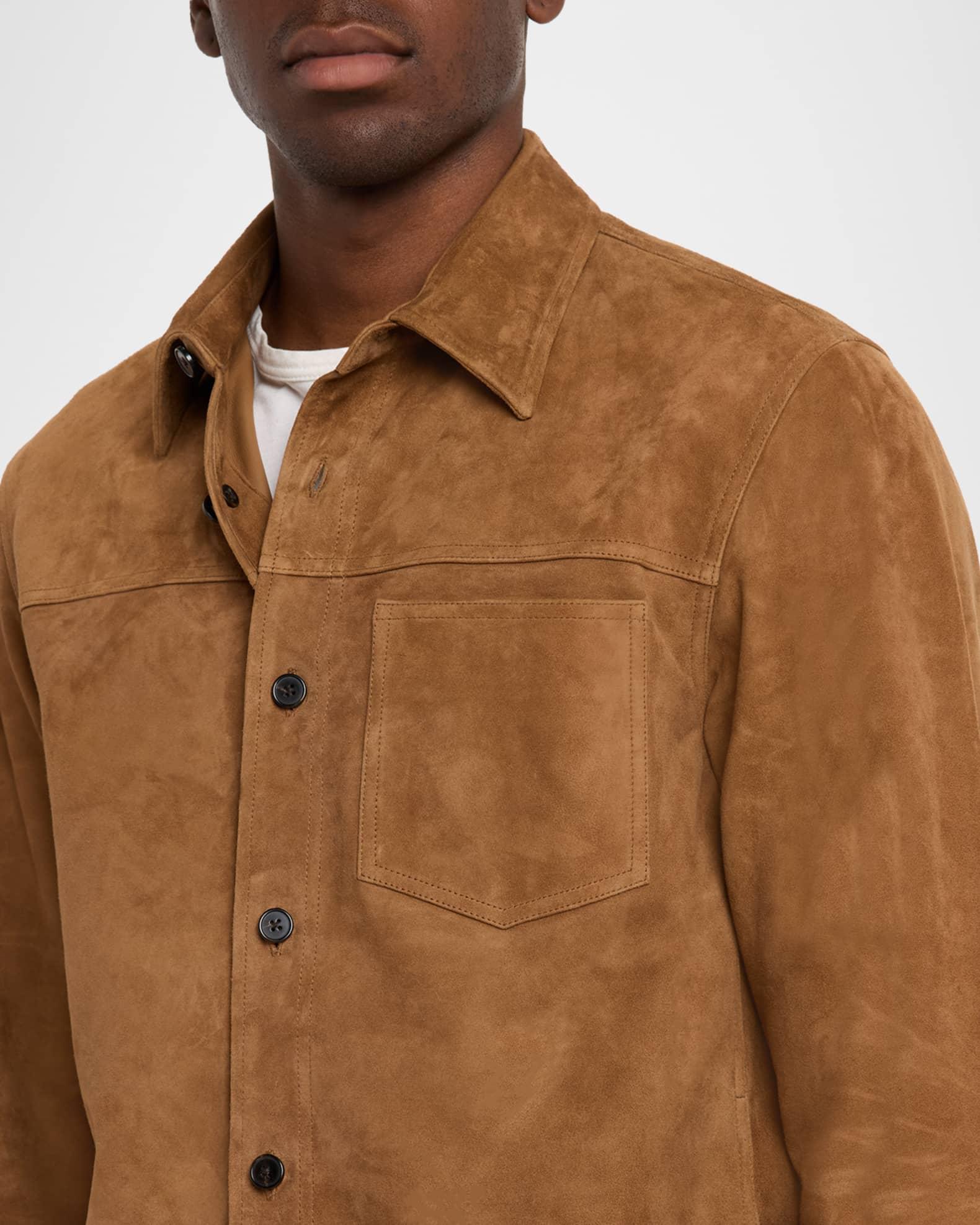 Men's Suede Overshirt Product Image