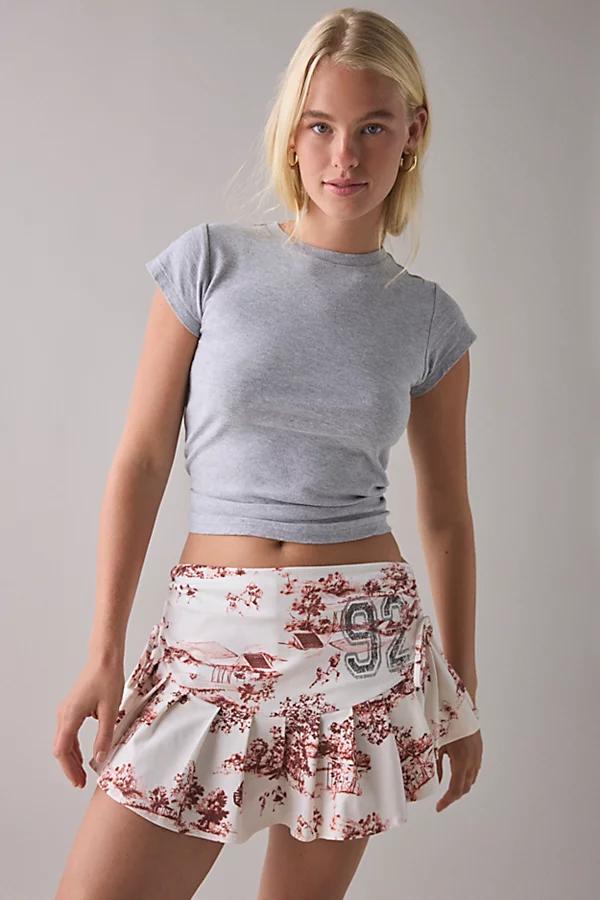 Out From Under Bec Pleated Micro Mini Skort Womens at Urban Outfitters Product Image