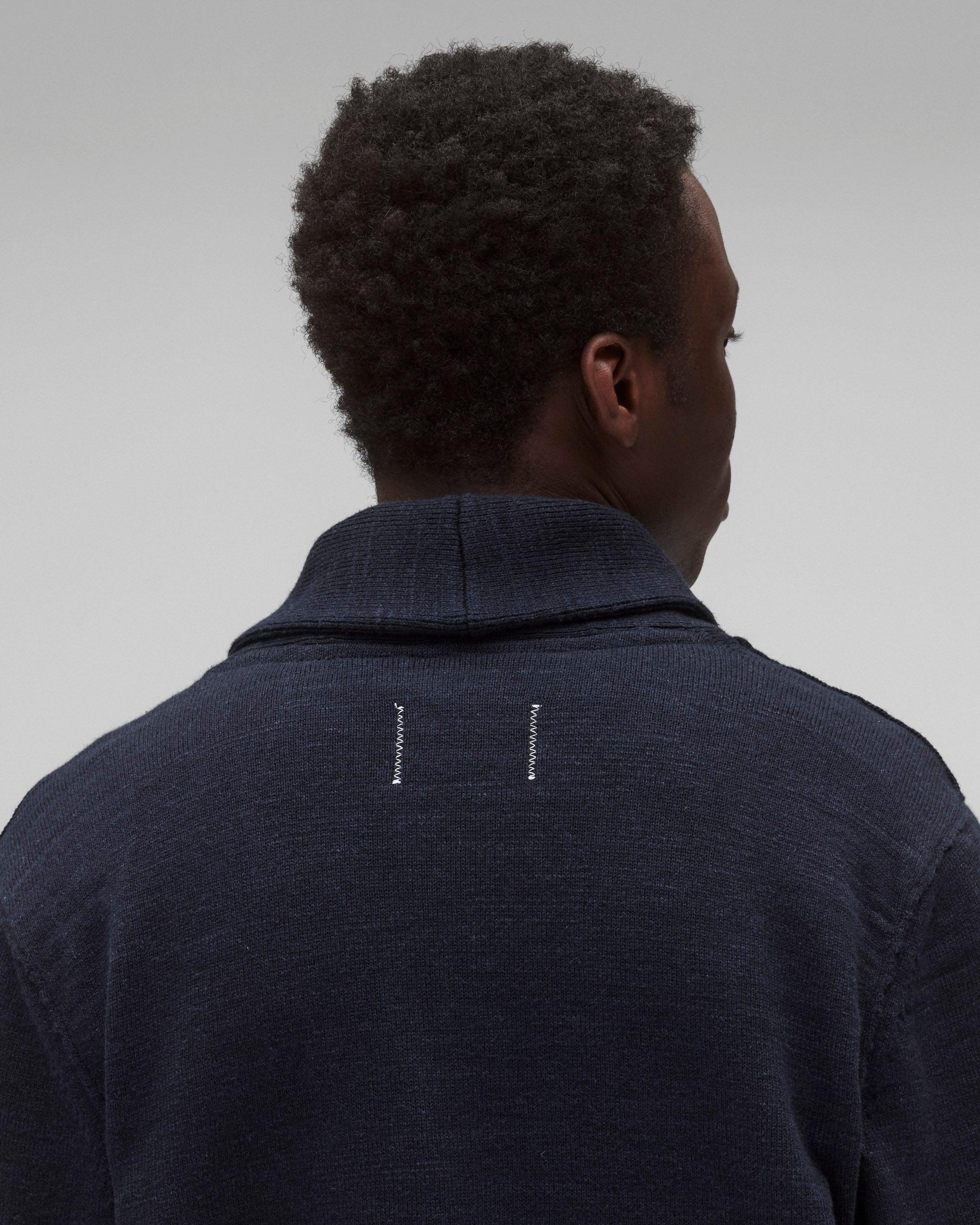 Cotton Slub Laurel Shawl Cardigan Male Product Image