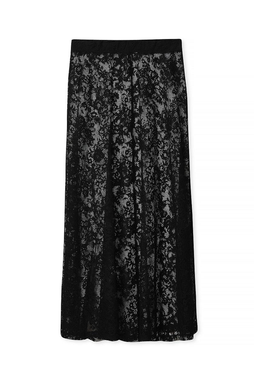 Lace Maxi Skirt Product Image