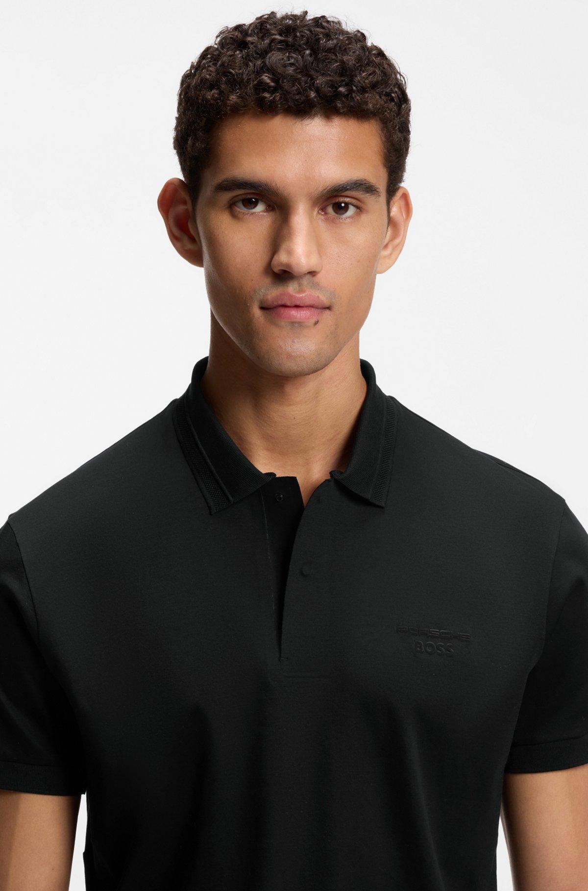 Porsche x BOSS polo shirt in mercerized cotton Product Image